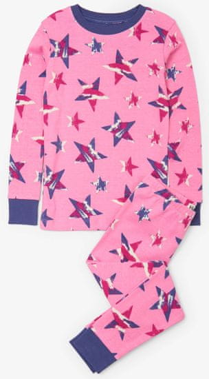 Hatley dievčenské pyžamo s hviezdičkami
