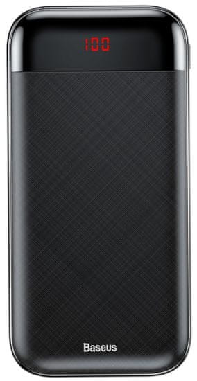 BASEUS Mini Cu Powerbanka s digitálnym displejom 20 000 mAh PPALL-CKU01, čierna