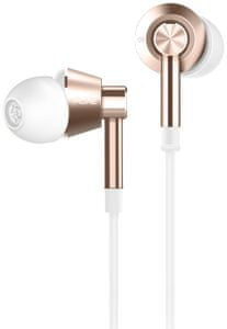 káblové slúchadlá 1more piston fit earphone in ear káblové pripojenie odolný kábel 3,5 mm jack pozlátený konektor vyvážený zvuk