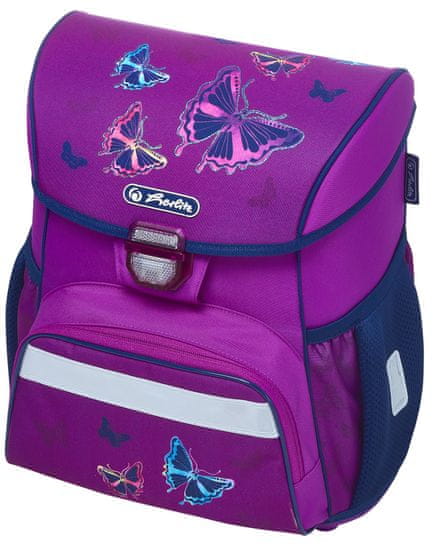 Herlitz Školská taška Loop Trblietavý motýľ
