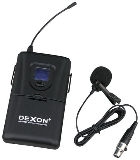 DEXON  Iba vysielač za odev s klopovým mikrofónom MBD 932T