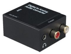 DEXON  Konvertor S/PDIF Coaxial + TOS-Link / RCA audio NS 71