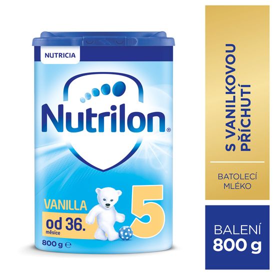Nutrilon 5 Vanilka - detské mlieko 800g, 36+