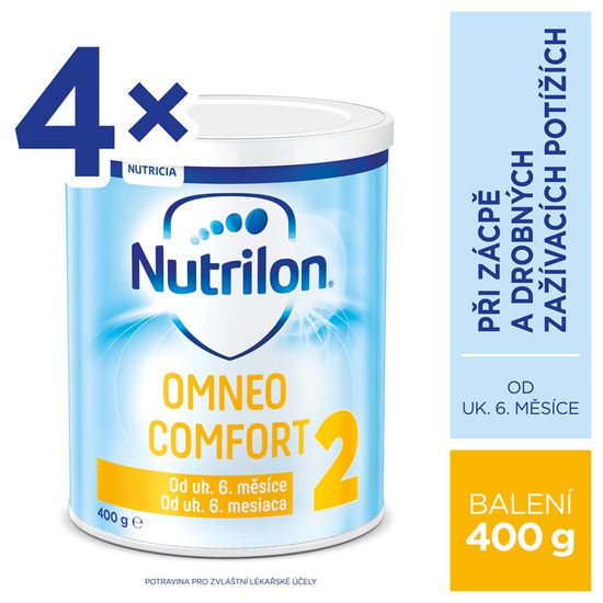Nutrilon 2 Omneo Comfort - 4 x 400g