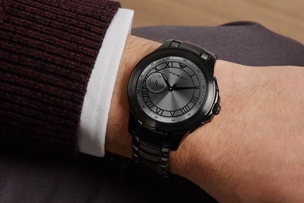 chytré hodinky smartwatch armani art5011 lcd dotykový ciferník rýchle a jednoduché ovládanie výrazný okraj dizajnové štýl značkové vymeniteľný remienok sklopná spona