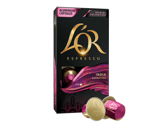 L'Or Espresso India 100 hliníkových kapsulí kompatibilných s kávovary Nespresso®*