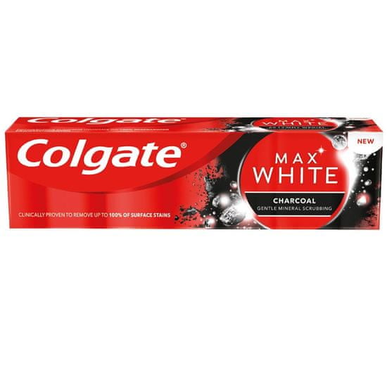 Colgate Zubná pasta Max White Charcoal 75 ml