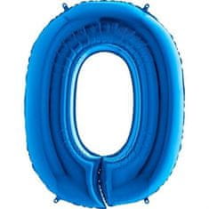 Grabo Nafukovací balónik číslo 0 modrý 102 cm extra veľký