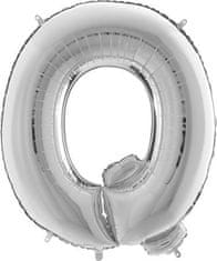 Grabo Nafukovací balónik písmeno Q strieborné 102 cm