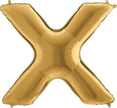 Grabo Nafukovací balónik písmeno X zlaté 102 cm