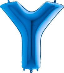 Grabo Nafukovací balónik písmeno Y modré 102 cm