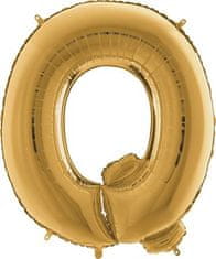 Grabo Nafukovací balónik písmeno Q zlaté 102 cm