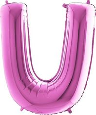 Grabo Nafukovací balónik písmeno U ružové 102 cm