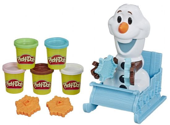 Play-Doh Olaf a snehové kreácie