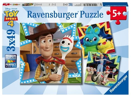 Ravensburger Puzzle 080670 Disney Toy Story 4 3x49 dielikov