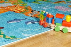 Obsession Detský kusový koberec Torino kids 233 WORLD MAP 80x120