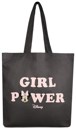 Disney dámska čierna plátená taška Girl Power
