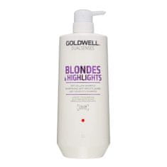 GOLDWELL Šampón pre blond a melírované vlasy Dualsenses Blonde s & Highlights (Anti-Yellow Shampoo) (Objem 1000 ml)