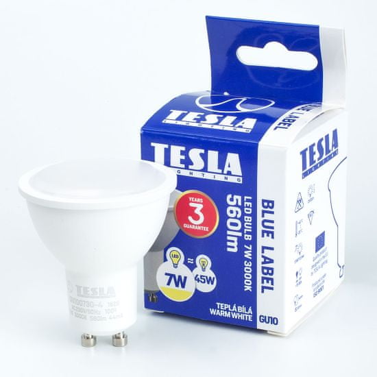 Tesla Lighting LED žiarovka GU10, 7W 2pack