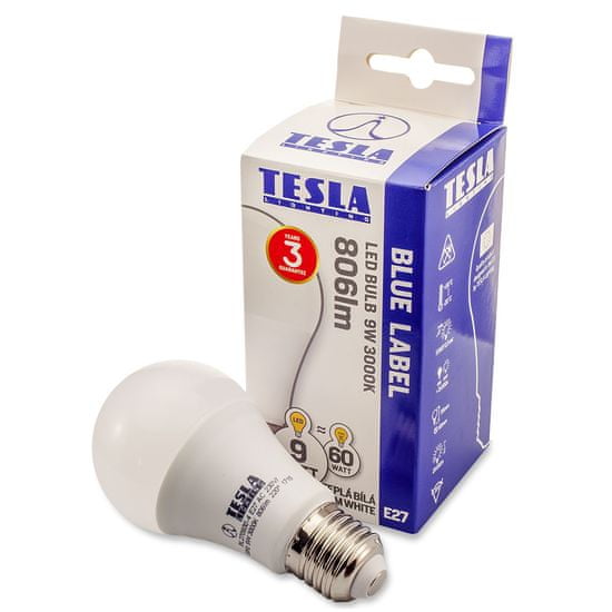 Tesla Lighting LED žárovka BULB, E27, 9W 5pack