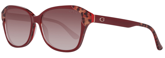 Guess dámske červené slnečné okuliare GU7510 5566F
