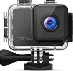 Apeman Odolná digitálna kamera A100 TRAWO, 4K UHD, EIS, WiFi, vodoodolné puzdro do 40 m