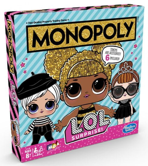 HASBRO Monopoly Lol Suprise Anglická verzia