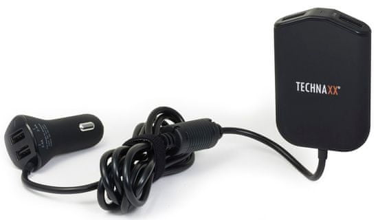Technaxx Rodinná nabíjačka do auta 4 × USB (max. 2,4 A), (TE14) 4708