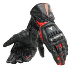 Dainese športové rukavice STEEL-PRO čierne/fluo-červené veľkosť XS