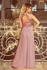 Numoco Dámske šaty 215-5 + Nadkolienky Gatta Calzino Strech, staro ružová, XL