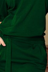 Numoco Dámske mini šaty Cassie zelená L