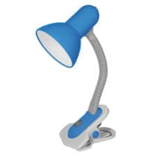 Kanlux Kanlux SUZI stolná lampa modrá HR-60-BL max.1x60W E27 s klipom 07152