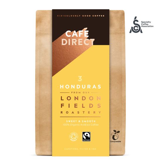 Cafédirect BIO mletá káva Honduras SCA 83 s tónmi karamelu a orieškov 200 g
