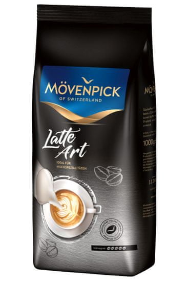Mövenpick Latte Art 1000 g zrnková káva