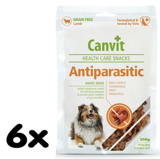 Canvit Snacks Anti-Parasitic 6 x 200g