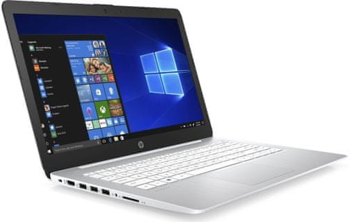 Notebook HP Stream 14-ds0004nc klávesnica touchpad viacdotykové gestá