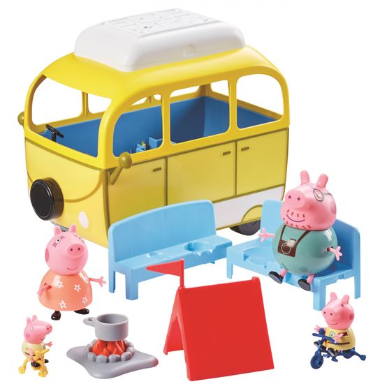 TM Toys Peppa Pig - Karavan s príslušenstvom + 4 figúrky