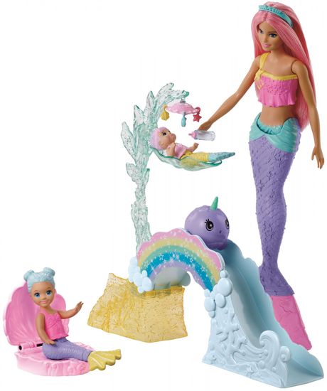 Mattel Barbie Dreamtopia herný set s morskou vílou