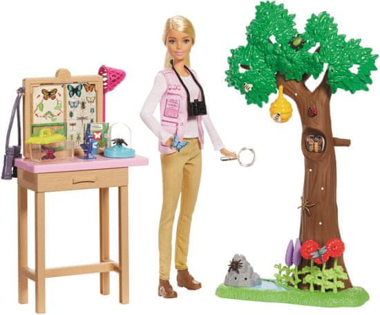 Mattel Barbie Entomologička national geographic herný set