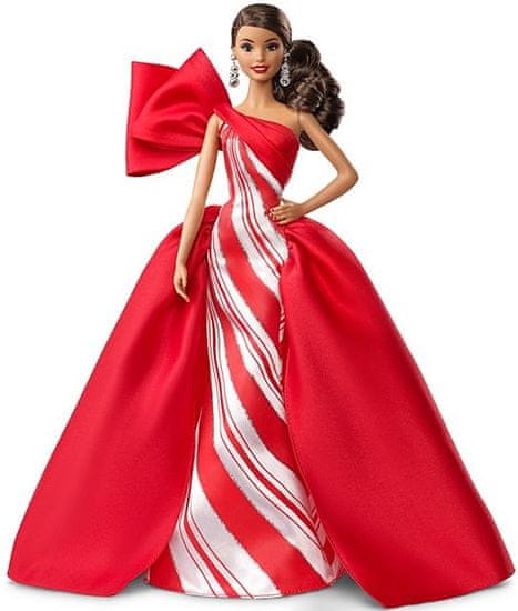 Mattel Barbie Vianočné bábika brunetka