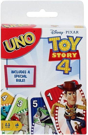 Mattel Uno Toy story 4: Príbeh hračiek