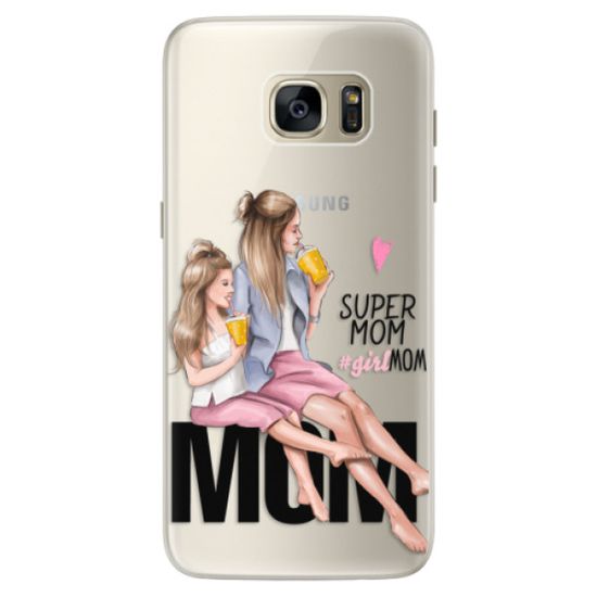 iSaprio Silikónové puzdro - Milk Shake - Blond pre Samsung Galaxy S7