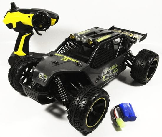 Mondo Motors Black Monster Buggy - 2,4 GHZ