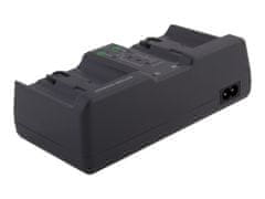 Avacom  MarkPRO X2 Dvouslotový nabíjačka pre Li-Ion akumulátor Nikon EN-EL4, EN-EL4a, EN-EL18A, EN-EL18B, Canon LP-E4, LP-E19