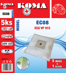 KOMA EC08S - Vrecká do vysávača ECG VP 915 textilné