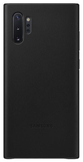 SAMSUNG Kožený zadný kryt pre Galaxy Note 10+, čierna (EF-VN975LBEGWW)