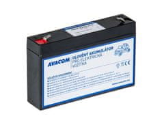 Avacom Náhradné batérie (olovený akumulátor) 6V 7Ah do vozidlá Peg Perego F1