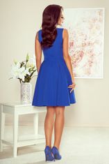 Numoco Dámske šaty 114-12 + Nadkolienky Gatta Calzino Strech, kráľovská modrá, S