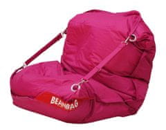 Beanbag Sedací vak 189x140 comfort s popruhmi pink