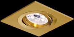 BPM BPM Vstavané svietidlo Aluminio Oro, zlatá, 1x50W, 230V 8097 2011GU